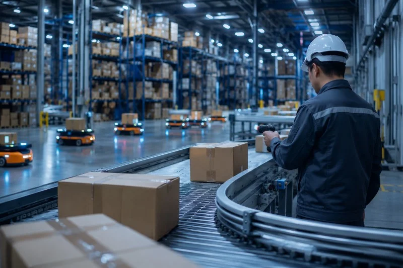 Logistik & Lager / RFID-Sortierstation
