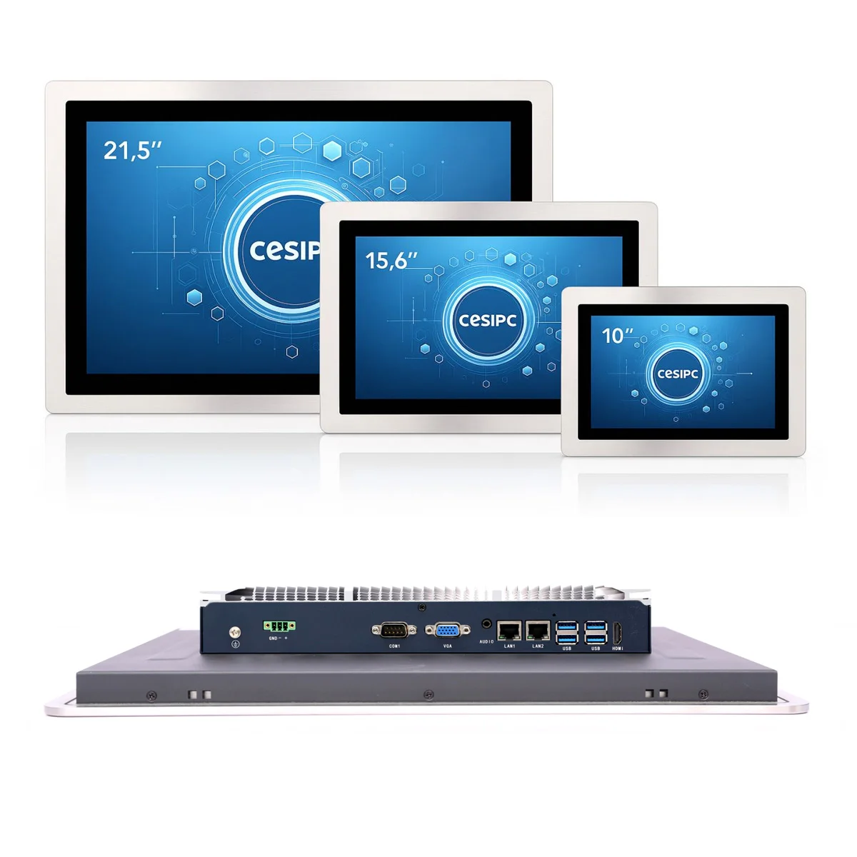 S-Serie Edelstahl-Einbau-Industrie-Panel-PC