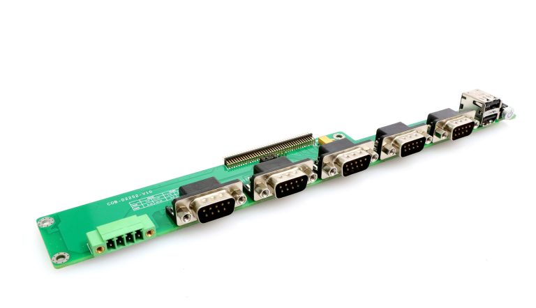 COB-D2252 · 2×USB + 5 serielle Schnittstellen + externe Tasten Erweiterungsboard