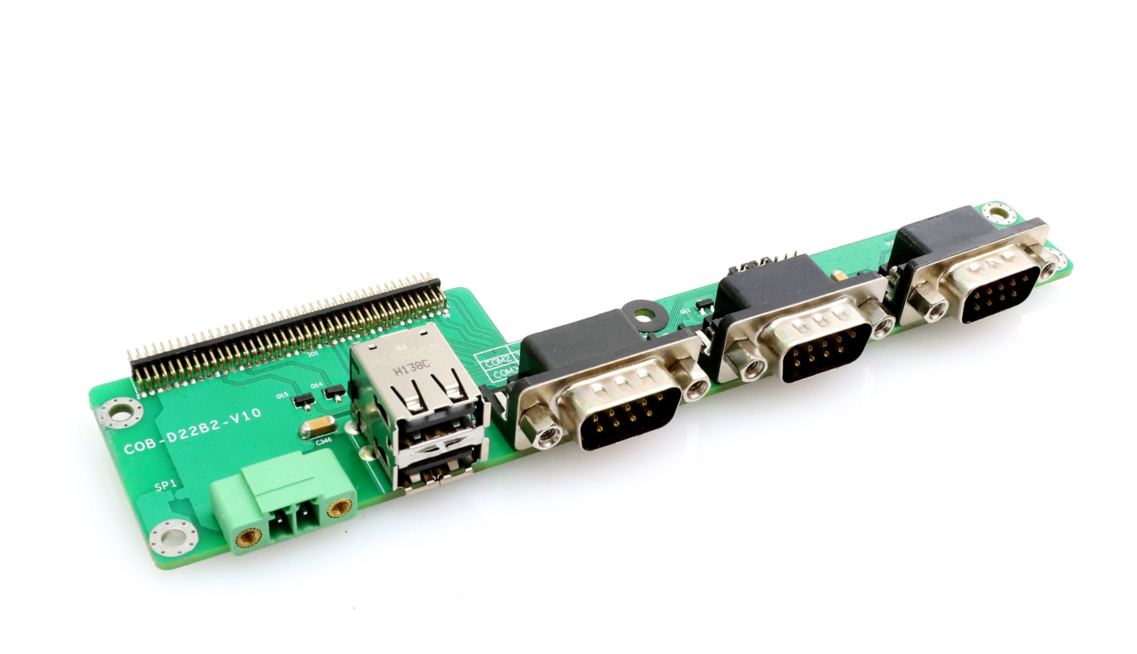 COB-D22B2 · 3×RS232 + 2×USB Schnittstellen-Erweiterungsboard