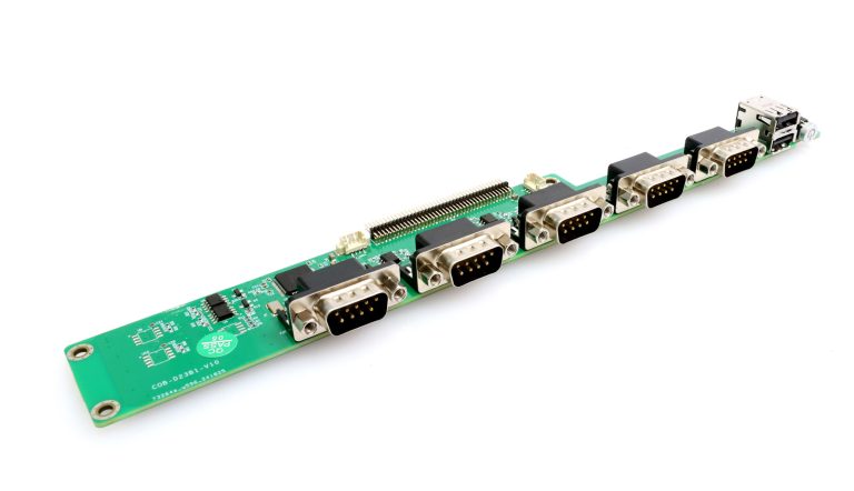 COB-D23B1 · 6 serielle Schnittstellen + 2×USB Erweiterungsboard