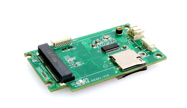 EXB-2321 · Mini PCIe + 4G / 5G + TF card expansion board