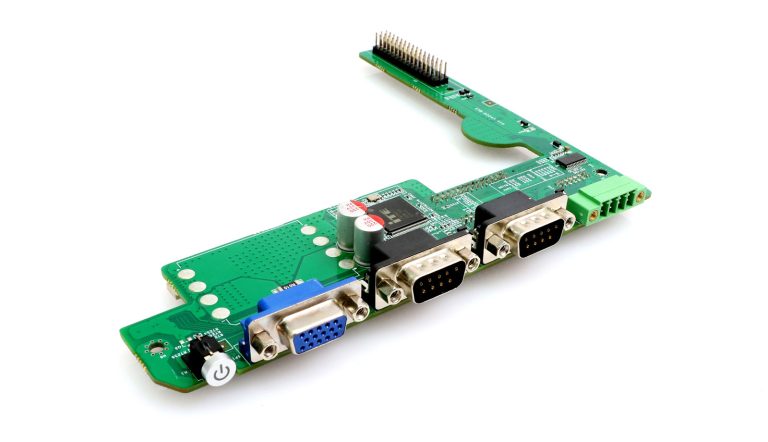 EXB-D2243 · 2 serielle Schnittstellen + 1×VGA Erweiterungsboard