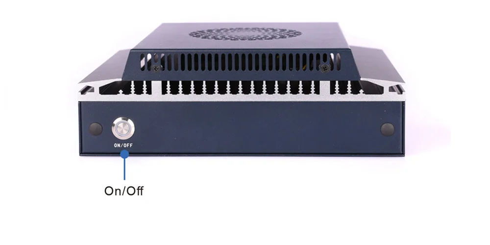 EPC-102B embedded industrial computer - rear panel I/O layout