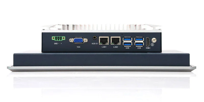 EPC-S1062A Industrie-Touch-Panel-PC - I/O-Layout Frontblende