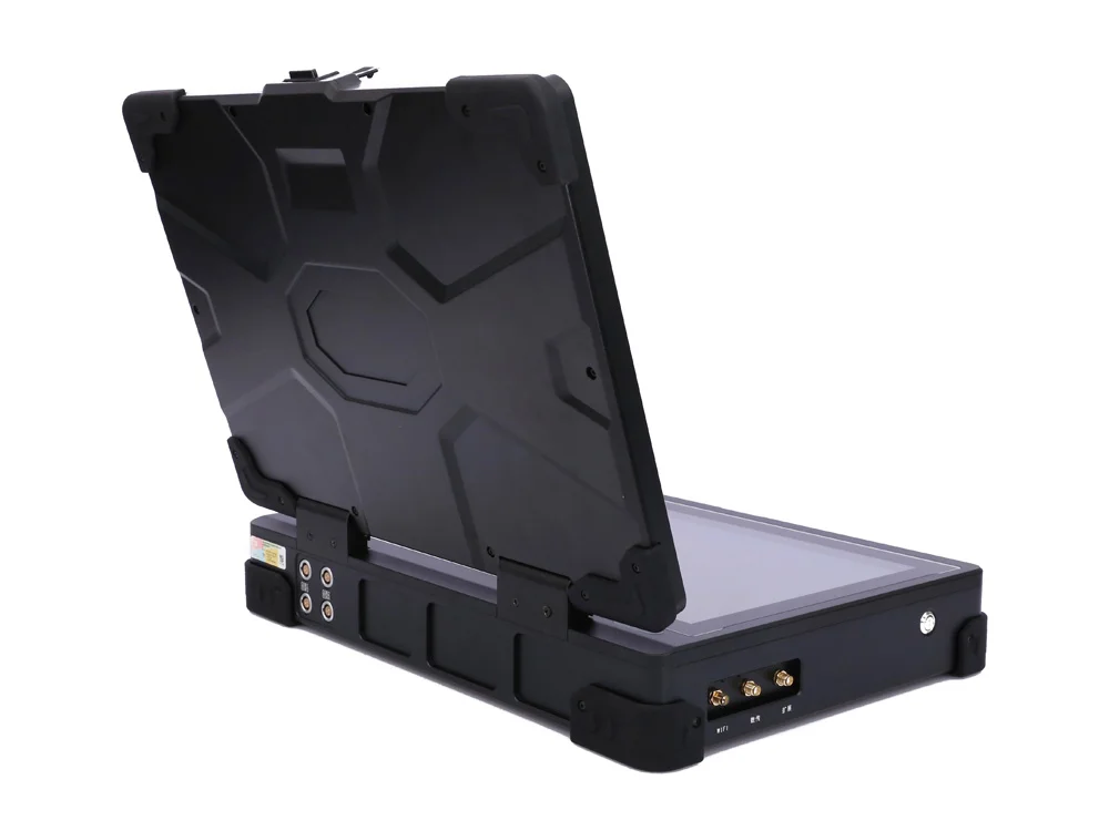 MPC-AS-W150-T2-A robuste tragbare Dual-Screen-Workstation - Detailaufnahme