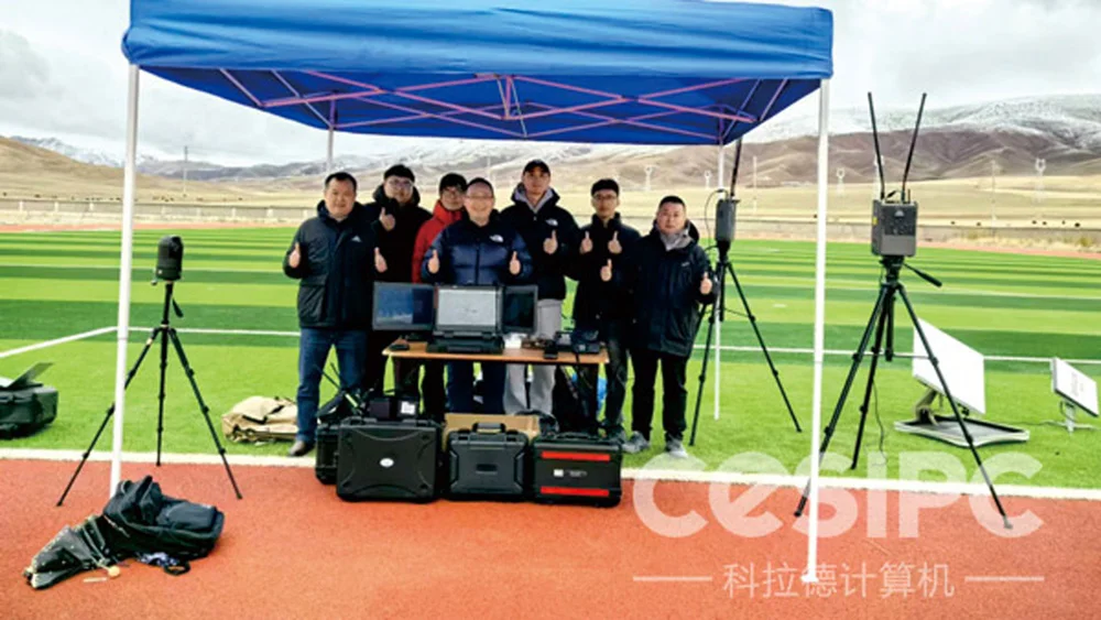 MPC-AS-W150-T3-A tragbare Workstation - Anwendung UAV-Bodenstationssteuerung