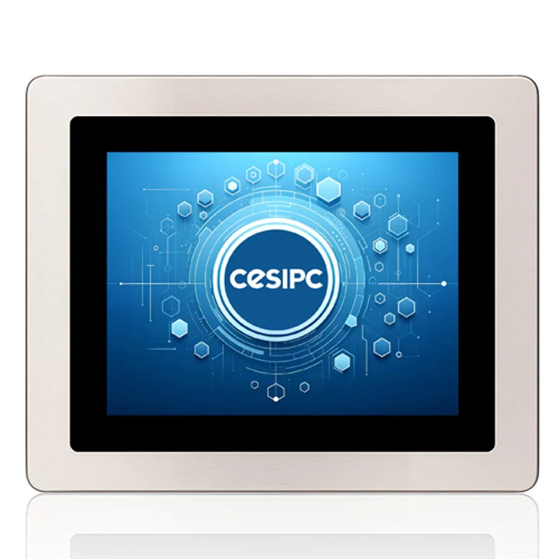 WPC-S1072A-S embedded hygienic panel PC (S-grade / IP69K front panel) - front main view - CESIPC