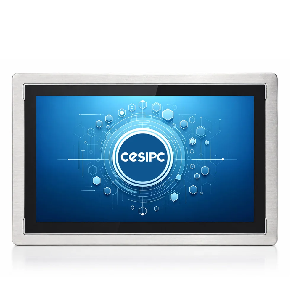 WPC-W1522A-G fully enclosed high-protection panel PC (G grade / IP69K) - front main view - CESIPC